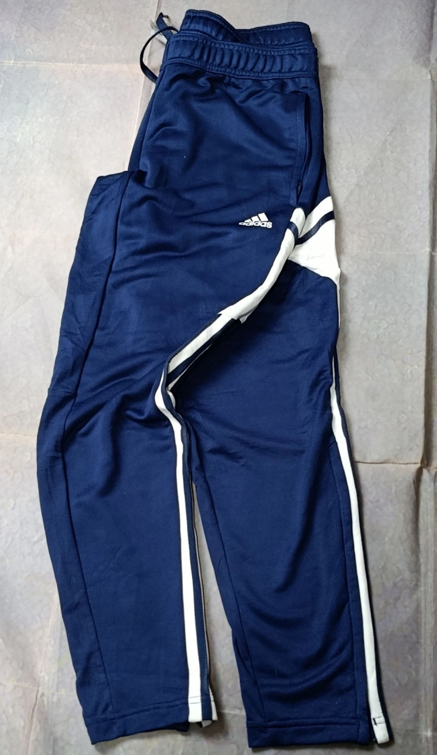 Adidas Acdemy Aeroready vintage Track Pants Azul Marino y Blanco Talla M Streetwear Sportwear – photo 9